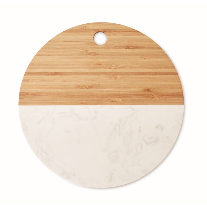 Servierplatte Marmor-Bambus
