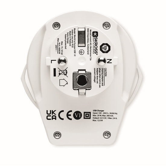 Skross World to Europe USB 12W