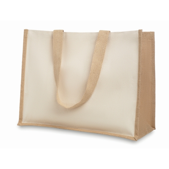 Jute/Canvas Shopper