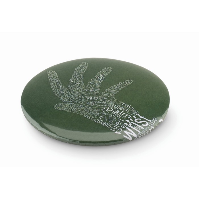 Badge mit Make-up Spiegel