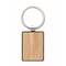 Schlüsselring Bambus, eckig