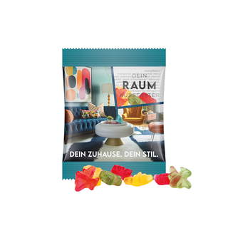 Minitüte,10 g, Folie transparent, Trolli Fruchtgummi Flugzeuge