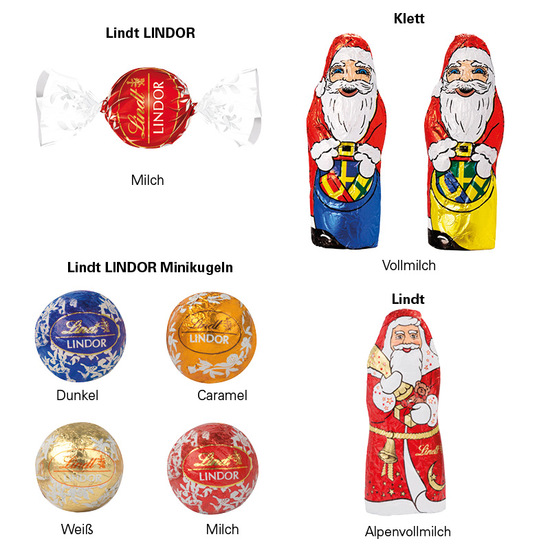 Klappbox S, Lindt Mischung