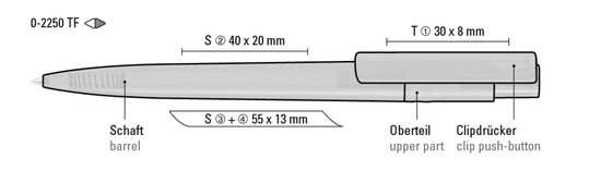 RECYCLED PET PEN PRO frozen