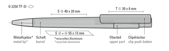 RECYCLED PET PEN PRO frozen SI