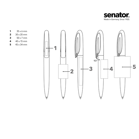 senator Skeye Bio Matt  Drehkugelschreiber