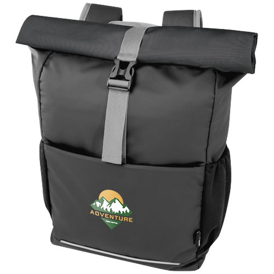 Aqua 15" wasserabweisende Fahrradtasche aus GRS Recyclingmaterial 20 L