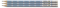 Bleistift mit fotorealistischen Druckbild, Radiertip