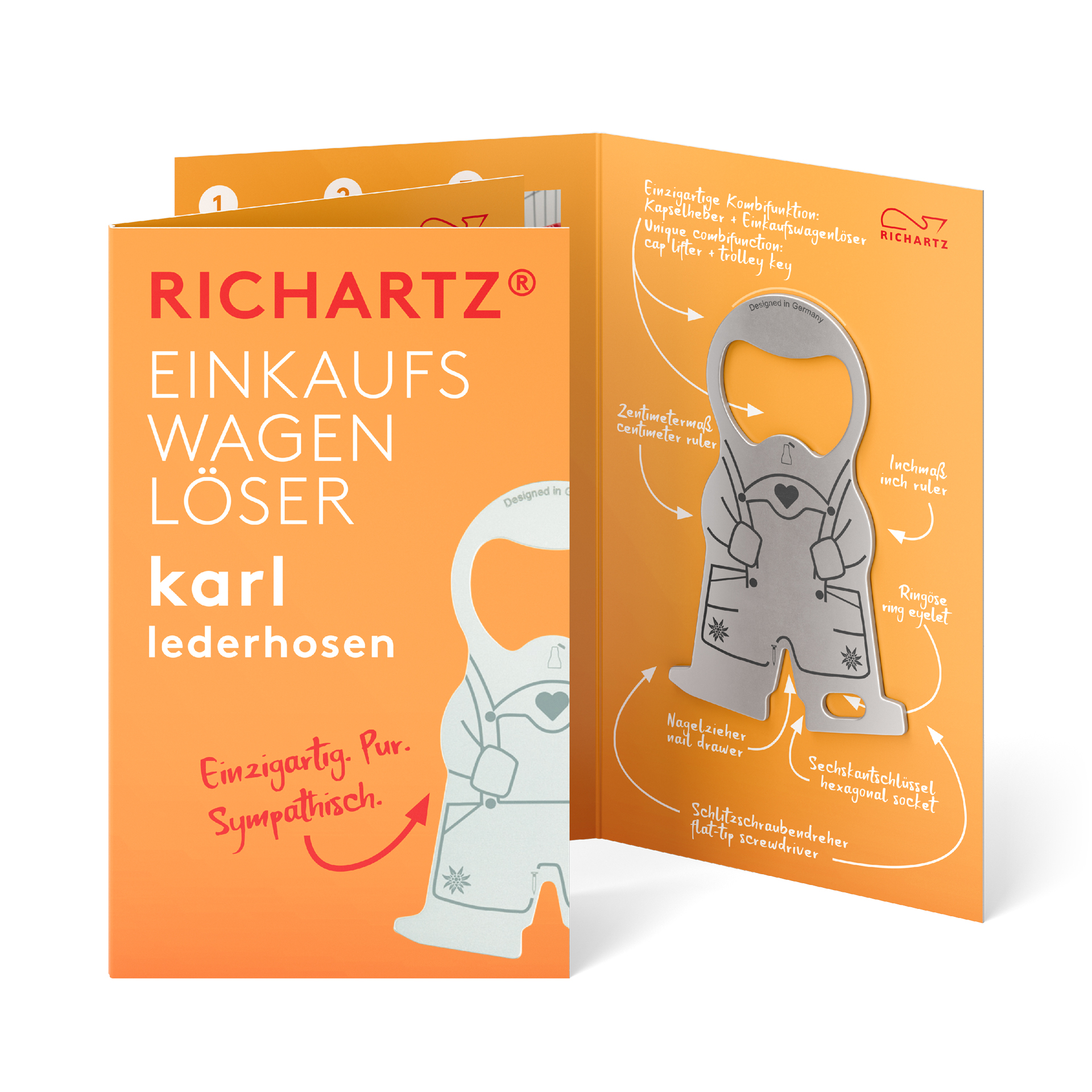 RICHARTZ® EINKAUFSWAGENLÖSER karl lederhosen