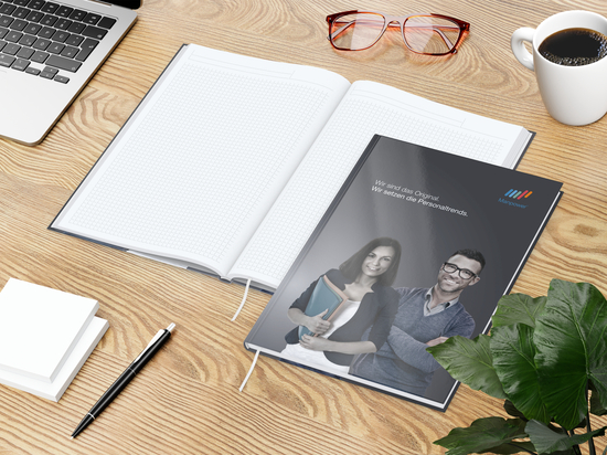 Notizbuch Note-Book A4 Bestseller inkl. 4C-Druck