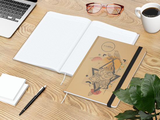 Notizbuch Match-Book White A4 Natura Bestseller