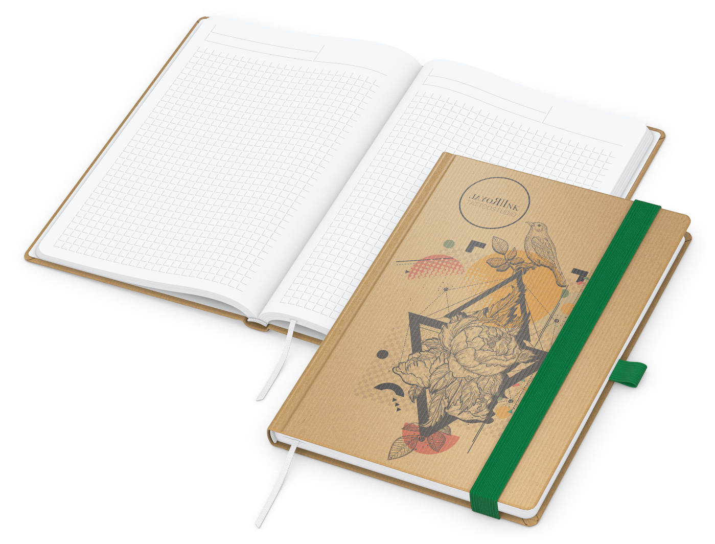 Notizbuch Match-Book White A5 Natura Bestseller