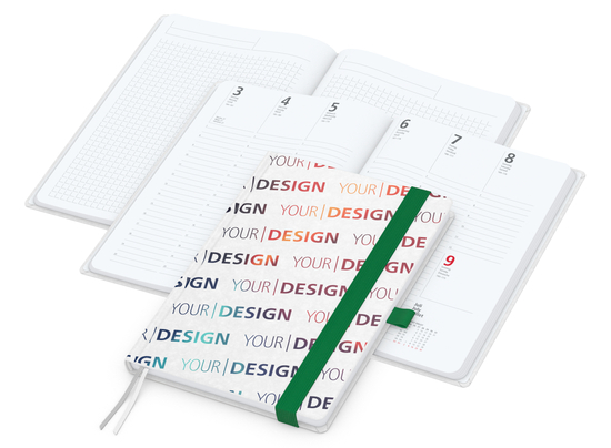 Wochenplaner Match-Hybrid White A5 Natura Bestseller