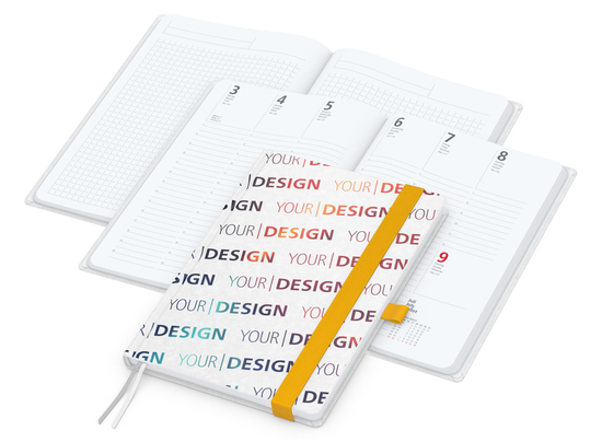 Wochenplaner Match-Hybrid White A5 Natura Bestseller