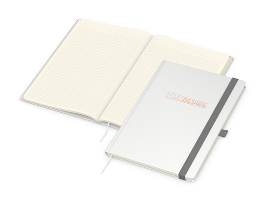 Notizbuch Vision-Book Creme A4 Bestseller inkl. Prägung