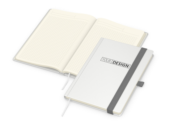 Notizbuch Vision-Book Creme A5 Bestseller inkl. Prägung