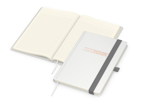 Notizbuch Vision-Book Creme A5 Bestseller inkl. Prägung