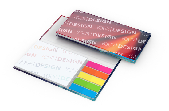 Haftnotiz-Set Kopenhagen Individuell Bookcover, Haftnotiz einseitig bedruckt