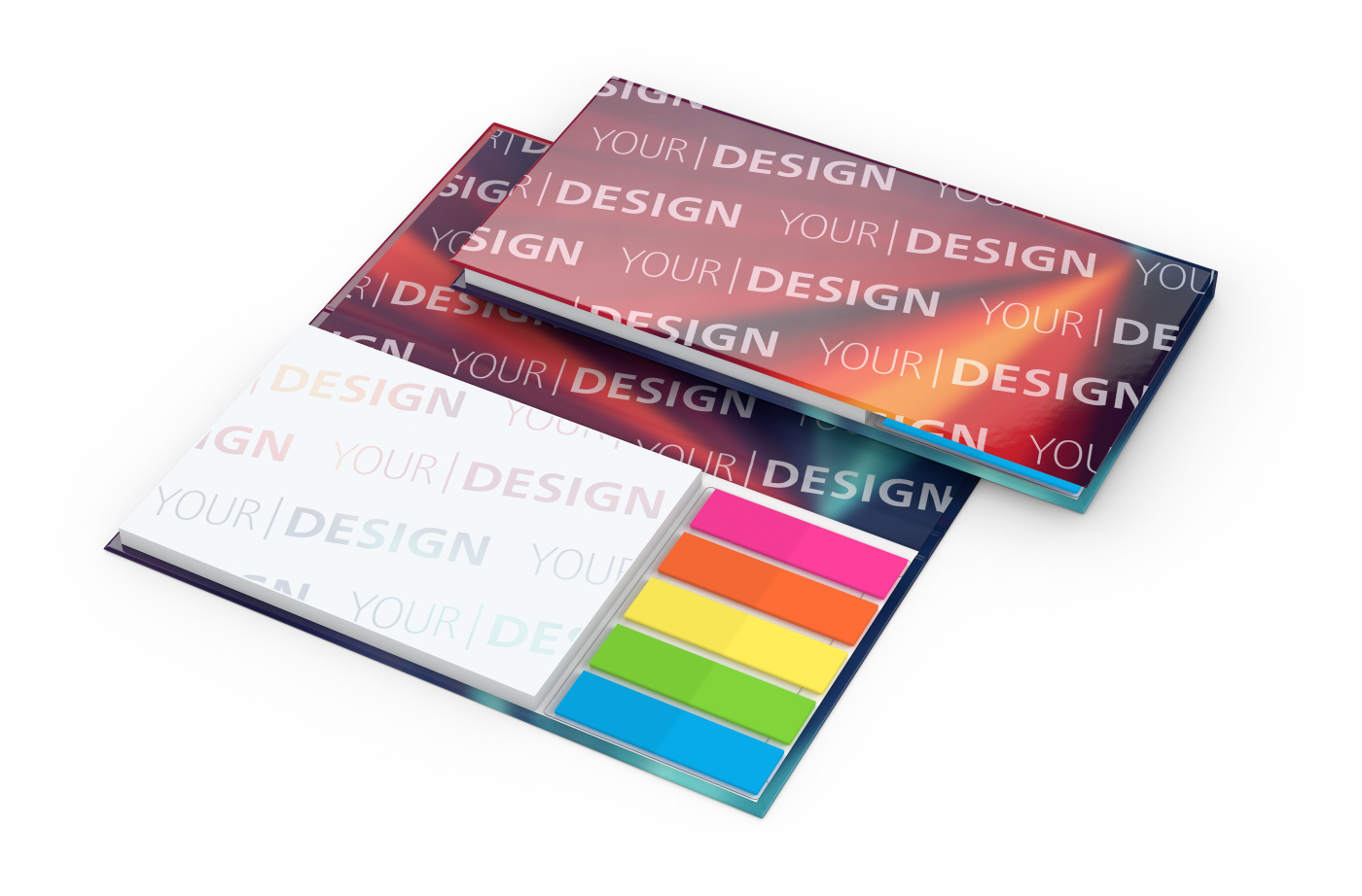 Haftnotiz-Set Kopenhagen Individuell Bookcover, Haftnotiz beidseitig bedruckt