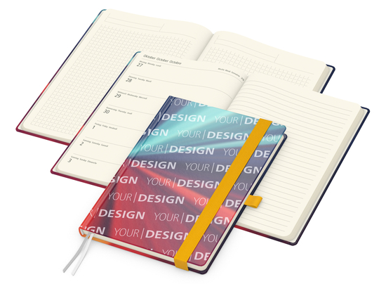Wochenplaner Match-Hybrid Creme A5 Cover-Star Bestseller