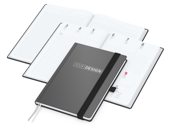Wochenplaner Vision-Hybrid White Bestseller inkl. Prägung