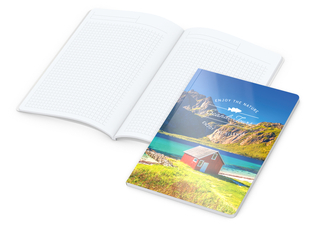 Notizbuch Copy-Book White Bestseller, A5, gloss-individuell