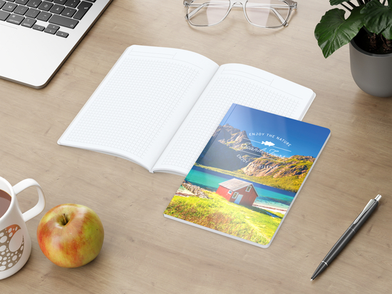 Notizbuch Copy-Book White Bestseller, A5, matt-individuell