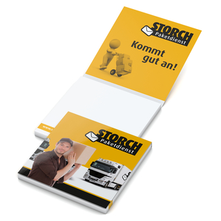 Haftnotiz Cover Karton Individuell 72 × 72 Bestseller, matt-individuell