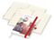 Wochenplaner Match-Hybrid Creme Bestseller, Cover-Star matt, rot
