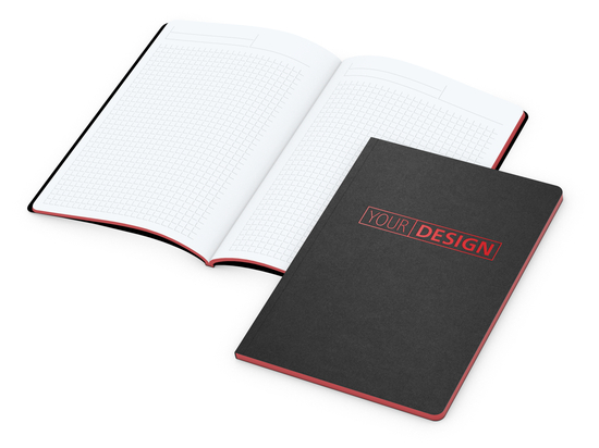 Notizbuch Tablet-Book Slim Bestseller, A5, rot