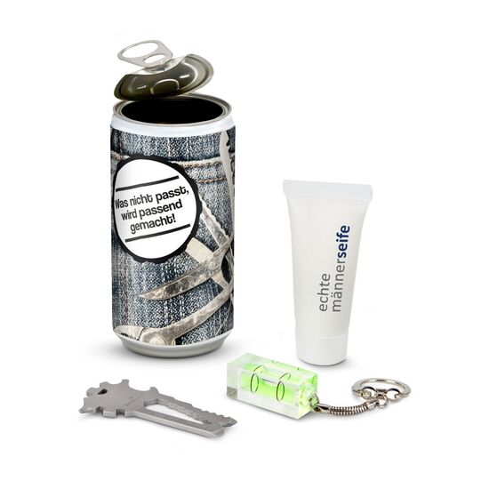 Geschenkset / Präsenteset: SPA Dose Ostern - Etikett Du bist das Gelbe vom Ei 2K1223d