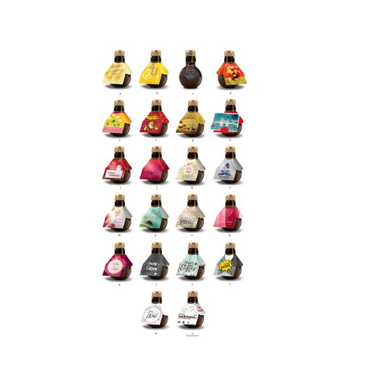 Origineller Sekt Happy Easter - Karton Schwarz, 125 ml 2K1358s2