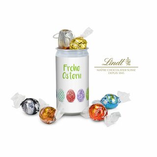 Geschenkartikel / Präsentartikel: Lindt-Geheimnis Ostern - Etikett Frohe Ostern - EierReihe 2K1679c