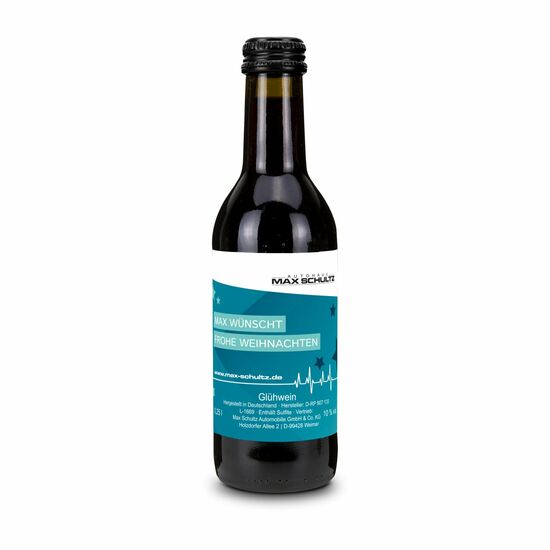 Glühwein - Flasche olivgrün, 0,25 l 2K1940