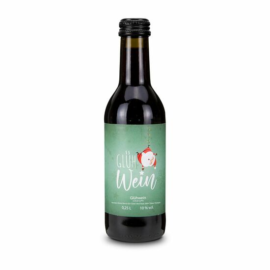 Glühwein - Flasche olivgrün, 0,25 l 2K1940