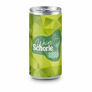 Weinschorle weiss - Eco Papier-Etikett, 200 ml  2P034P