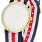 Metalluhr TEXSTYLE FLAT gold small