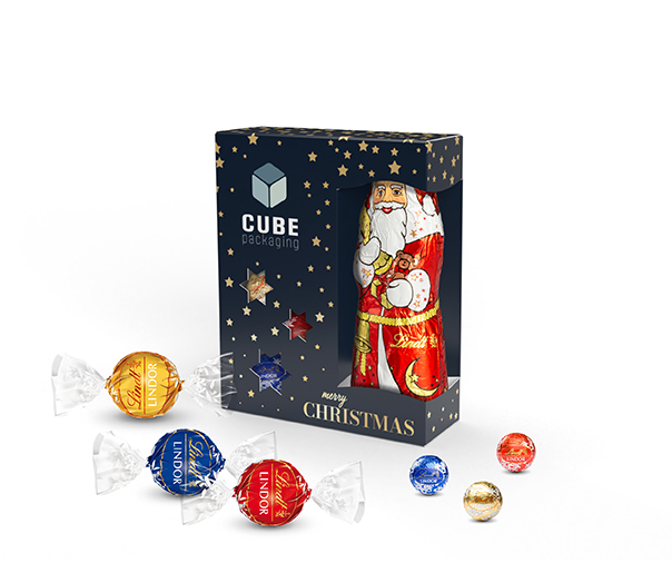 Lindt Nikolaus Mix 77,5 g Inkl. Lindor Kugeln (Zartbitter)