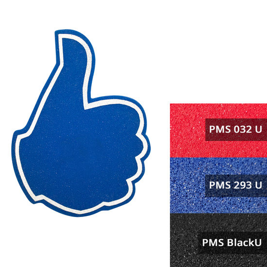 Winkehand Cartoon Thumb, 1-Seitig