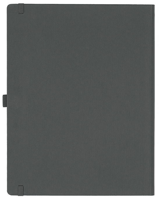 Notizbuch Style Large im Format 19x25cm, Inhalt liniert, Einband Fancy in der Farbe Graphite