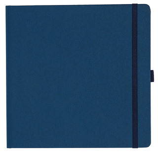 Notizbuch Style Square im Format 17,5x17,5cm, Inhalt blanco, Einband Fancy in der Farbe Royal Blue