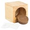 Pflanz-Holz Büro Star-Box mit Samen - Schnittlauch, 1 Seite gelasert