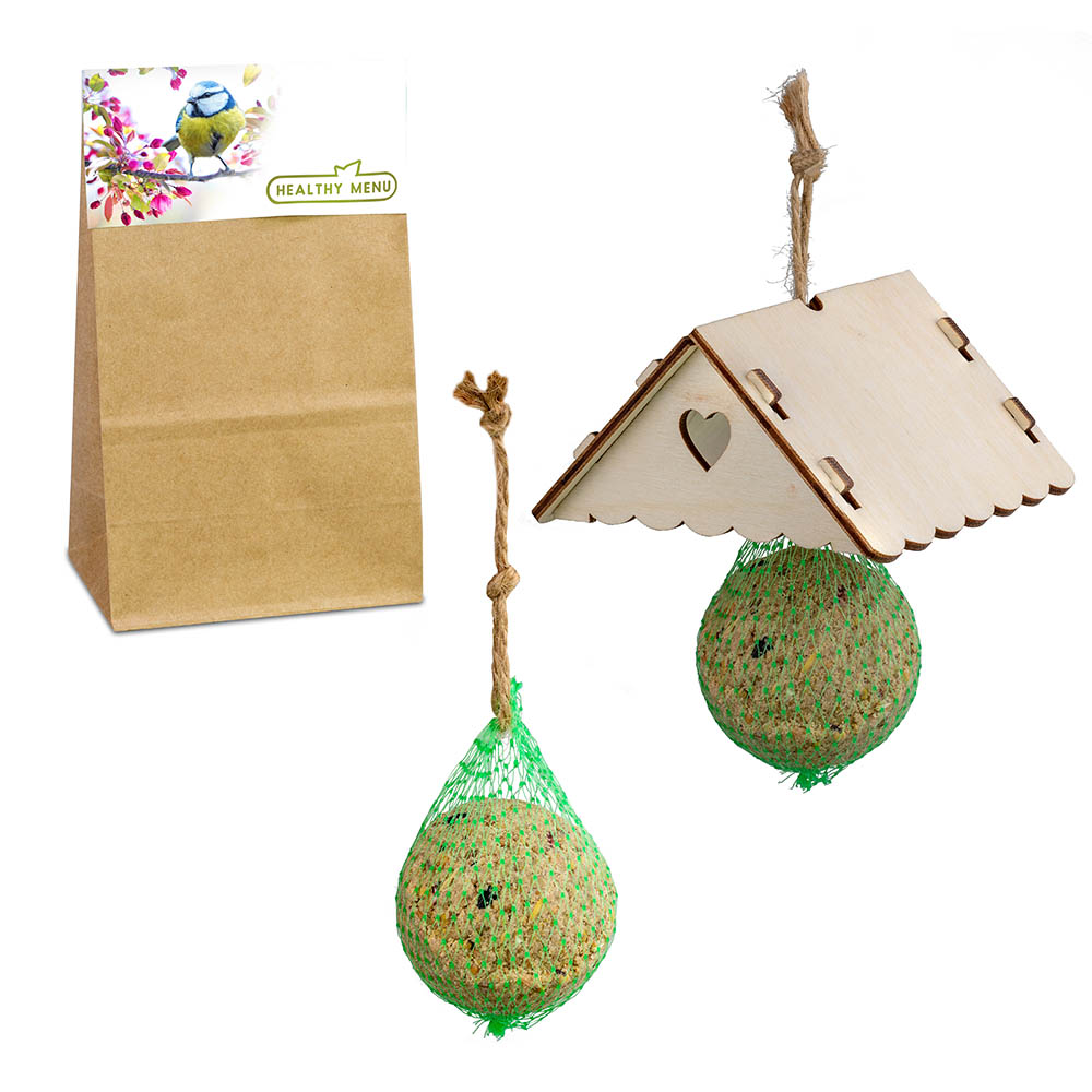 Meisenknödel mit Dach - Weihnachten - ohne Lasergravur