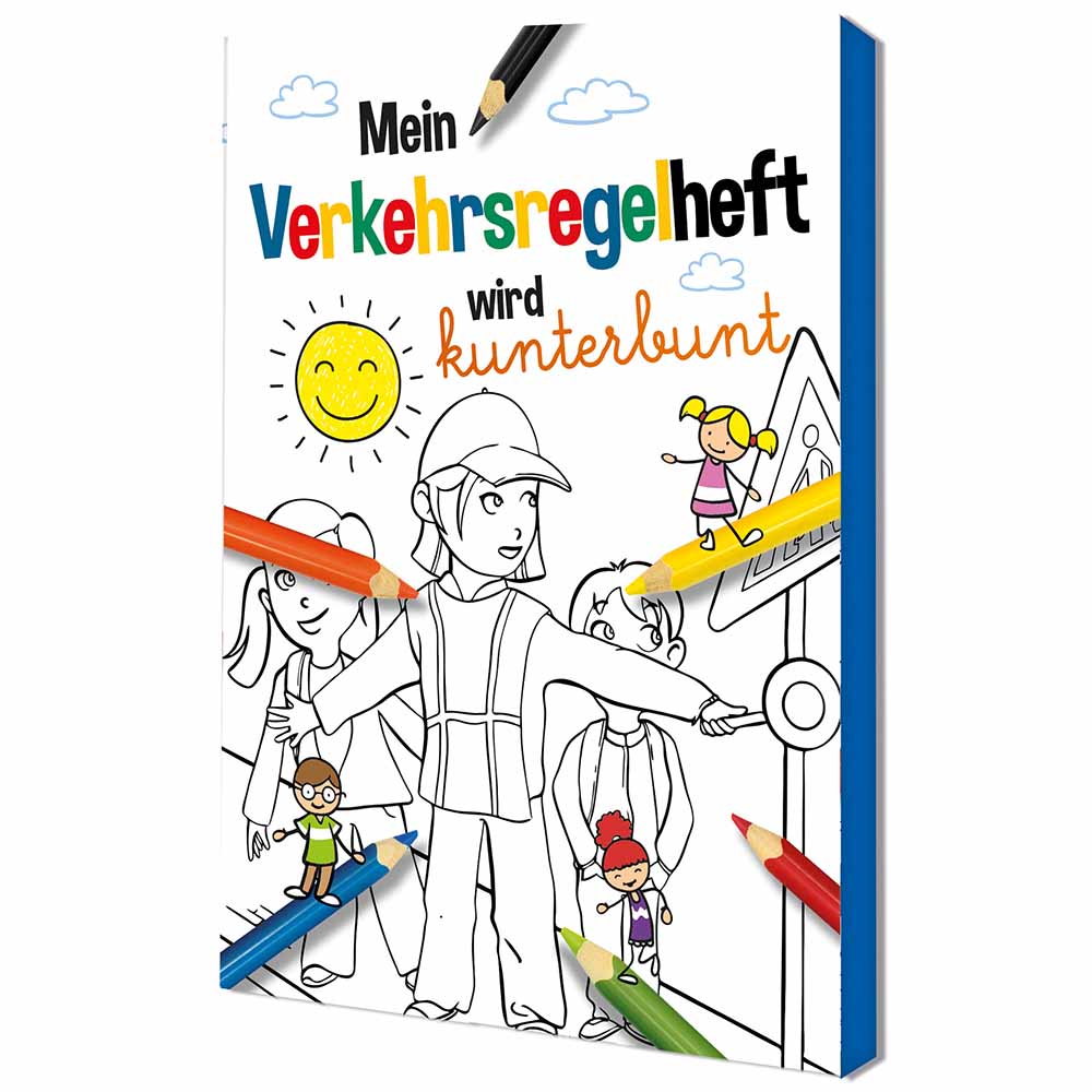 Malbuch / Mal-Set A6 - Verkehr - Malset neutral