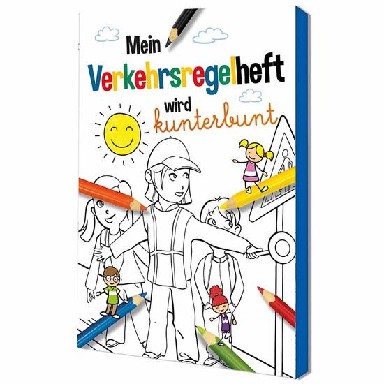Malbuch / Mal-Set A6 - Verkehr - Malset neutral