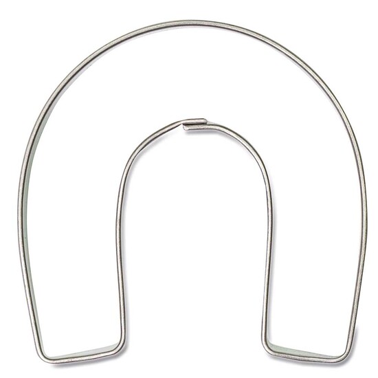 Backförmchen in der Werbetüte - Winter - Hufeisen