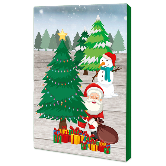 Backförmchen mit Rezeptblock Tannenbaum - Engel - in weihnachtlicher Mappe (mit 1c-Logoeindruck)