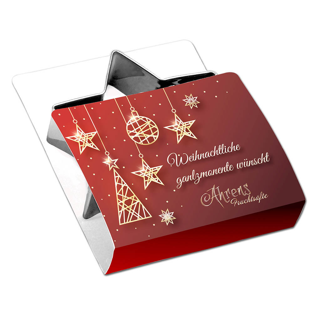 Backförmchen Single-Pack - Weihnachten - Schneemann 4/0-c, Lasergravur