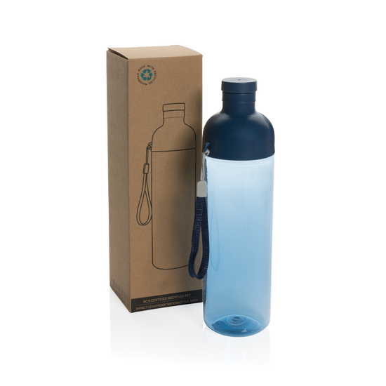 Impact auslaufsichere Wasserflasche aus RCS recyc. PET 600ml