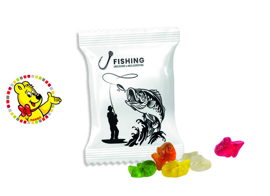 HARIBO Standardformen Werbetüte, Inhalt: HARIBO Fische ca. 6,5 g